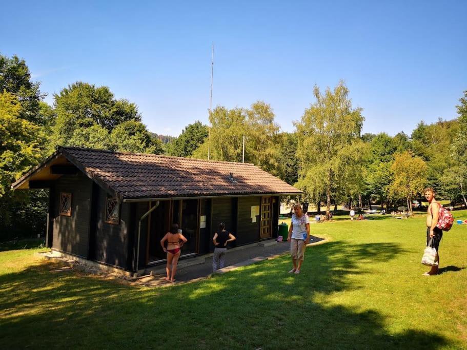 Ferienhaus Lena Im Sauerland Direkt Am Hennesee 梅舍德 外观 照片