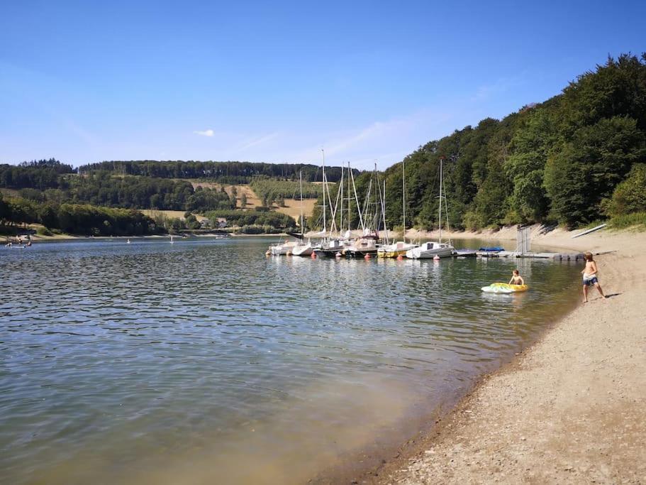 Ferienhaus Lena Im Sauerland Direkt Am Hennesee 梅舍德 外观 照片